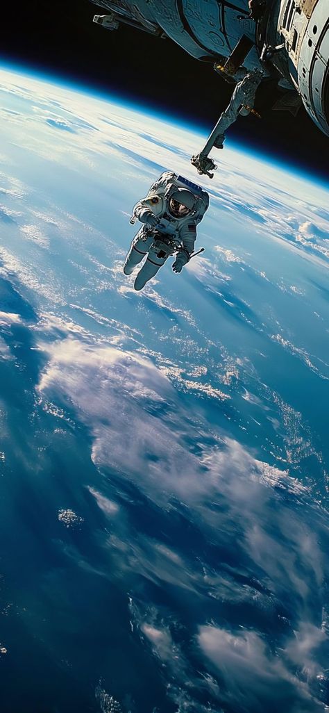 Nasa Space Pictures, Nasa Wallpaper, Nasa Space Program, I Need Space, Dark Portrait, Amoled Wallpapers, Space Oddity, Astronaut Art, Space Photography