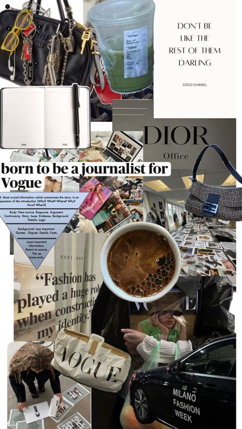 born to be like this! Fashion Journalism Aesthetic, Journalism Student Aesthetic, Fashion Student Aesthetic, Journalism Aesthetic, It Girl Era, Fashion Journalism, Journalism Career, Student Aesthetic, Net Fashion