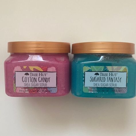 TREE HUT SCRUB BUNDLE COTTON CANDY AND SUGARED FANTASY Tree Hut Scrub, Tree Hut, Everything Must Go, Smell Good, Sugar Scrub, Cotton Candy, Scrubs, Sense, Candy