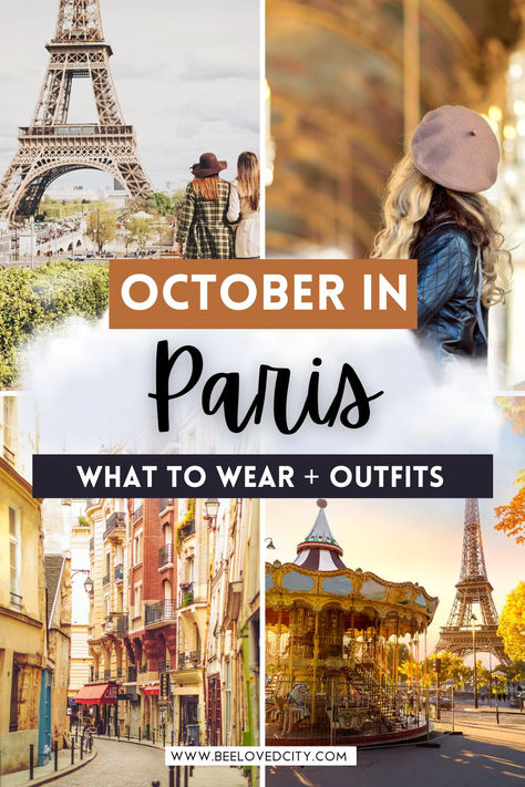 Heading to Paris this fall? Make sure your wardrobe is as stylish as the city itself! From cozy layers to elegant essentials, discover the perfect fall outfits for exploring Paris in October. This packing list ensures you're ready for every occasion, blending the Parisian aesthetic with practical fall fashion. #ParisInFall #FallOutfits #ParisFashion #AutumnInParis #TravelStyle Paris Outfits October 2024, Paris France Outfits Fall, Paris October Outfit Ideas, Europe October Travel Outfits, What To Wear In Europe In October, Outfits For Paris In October, Paris In October Outfits Women, Fall Outfits For Paris, What To Pack For Paris In October