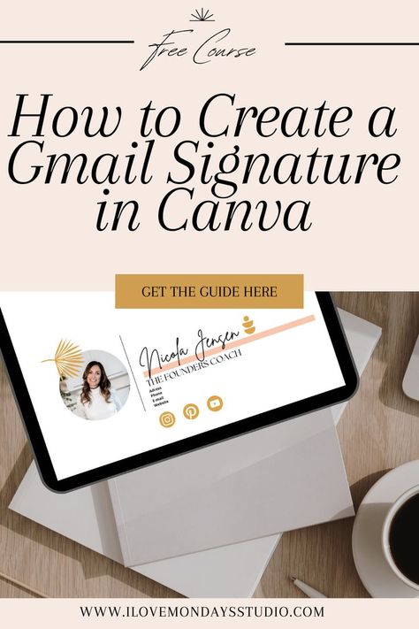 free canva course for small businesses and beginners Personal Email Signature, Personal Cards Design, Kombinasi Font, Gmail Signature, Best Fonts For Logos, Fonts Branding, Email Communication, Professional Email Signature, Email Signature Design