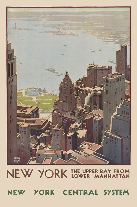 PRICES MAY VARY. 【NEW YORK CENTRAL SYSTEM】Features the iconic New York Central System, perfect for fans of trains and transportation history. 【VINTAGE DESIGN】Hand-painted poster with a vintage design adds a touch of nostalgia and charm to any room. 【SUPERIOR QUALITY】They are High Resolution Images Printed on canvas, using waterproof, ECO-solvent ink. The Artwork is Waterproof, UV-resistant and color fading-resistant for more than 30 years. 【CANVAS MATERIAL】 Canvas posters are different from pape Modern Postcard, New York Vintage, New York Poster, New York Central, Lower Manhattan, Vintage New York, Manhattan New York, City Prints, Fashion Poster