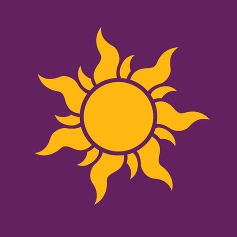 Dream Symbols, Rapunzel, Tangled, The Sun, Flag, Sun, Yellow, Purple, Red