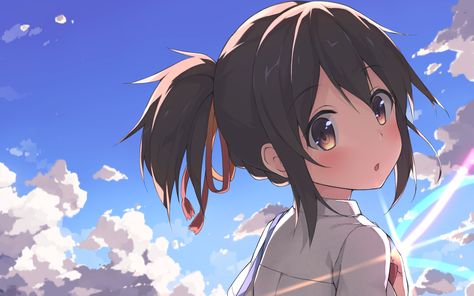 Cover Photo, Anime Character, Your Name, Hair, Anime, Black