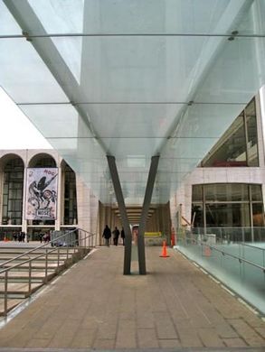 Lincoln Center Canopies â€“ Glass Supporting Steel Cantilever Architecture, Ikea Canopy, Hotel Canopy, Pvc Canopy, Canopy Glass, Deck Canopy, Window Canopy, Glass Canopy, Wooden Canopy