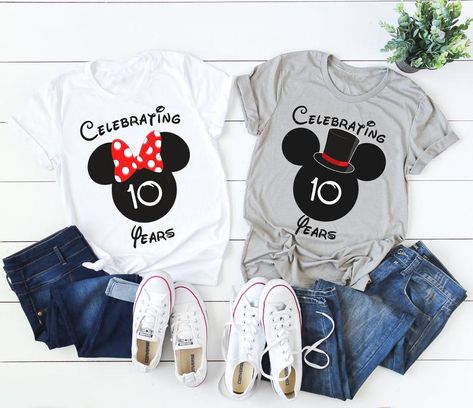 Matching Couple Outfits Summer, Anniversary Shirts, Disney Anniversary, Disney Cruise Shirts, Disney Couple Shirts, Disney Vacation Shirts, Disney Trip Shirts, Trip Shirts, Disney Clothes