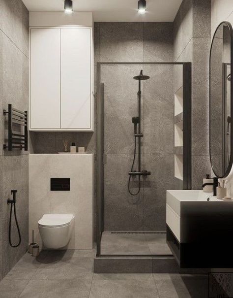 Washroom Tiles Design, Minimalist Toilets, Makeover Kamar Mandi, Bathroom Layout Plans, Bathroom Redecorating, Toilet And Bathroom Design, Bilik Air, Small Bathroom Layout, Bathroom Design Layout