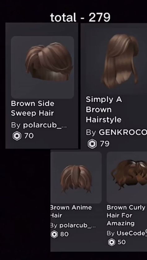 Roblox Hair Combos Brown, Brown Hair Combos, Brown Curly Hair Girl, Hair Combos Roblox Girl, Curly Hair Girl, Brown Hair Roblox, Roblox Hair, Hair Roblox, Roblox Clothing