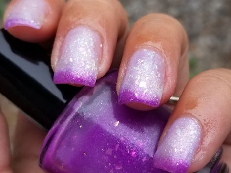 Unicorn in Disguise  Paint it Pretty Polish  Thermal nail polish Colourless to pink nail polish with aurora shimmer and flakies Thermal Nail Polish, Pretty Nail Polish, Pink Nail Polish, In Disguise, Pink Nail, Pretty Nails, Aurora, Nail Polish, Nail Art