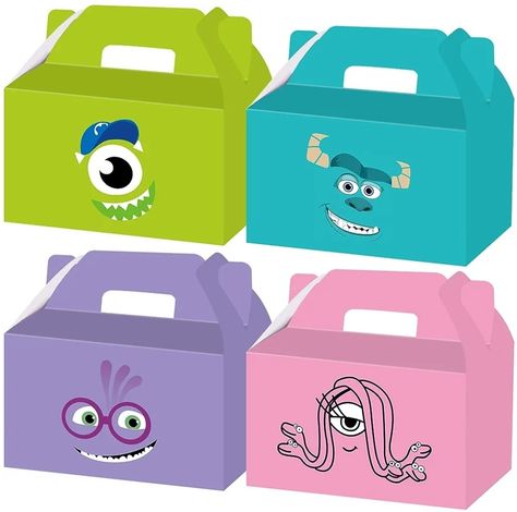 Monster Inc Birthday Party, Monsters Inc Decorations, Monster Party Favors, Monster Treats, Monster Birthday Party, Monster Inc Birthday, Boys Birthday Party Decorations, 2nd Birthday Party For Girl, Second Birthday Ideas