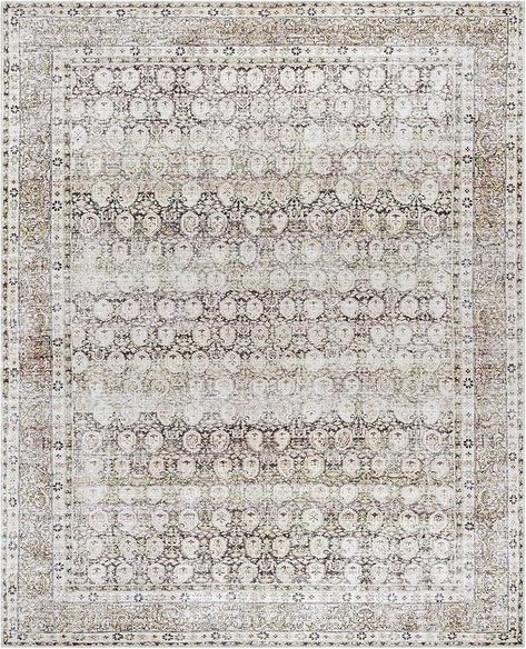 Amazon.com: Livabliss x Vivir Lorelai Vintage Washable Area Rug, 5'3" x 7', Beige, (5' x 7') : Home & Kitchen Vintage Medallion, Washable Area Rug, Washable Area Rugs, Home Kitchen, Area Rug, Free Delivery, Area Rugs, Rug