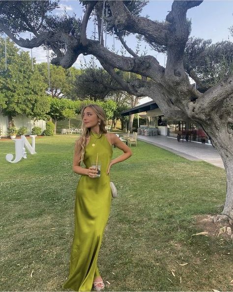 Slim Midi Dress, Aesthetic Wedding Outfit Guest, Shall Over Formal Dress, Brunch Wedding Guest Dress, Enchanted Forest Wedding Guest Dress, Summer Wedding Guest Aesthetic, Wedding Guest Fashion 2023, Lime Green Wedding Guest Dress, Wedding Evening Guest Outfit