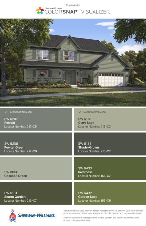 Light Olive Green House Exterior, Gentek Siding Moonlit Moss, Save Green House Exterior, Hunter Green House Exterior Black Trim, Green Exterior White Windows, Green And Gray Exterior House Colors, Popular Green Exterior Paint Colors, Dark Olive Green Exterior Paint, Light Green House Exterior Dark Trim