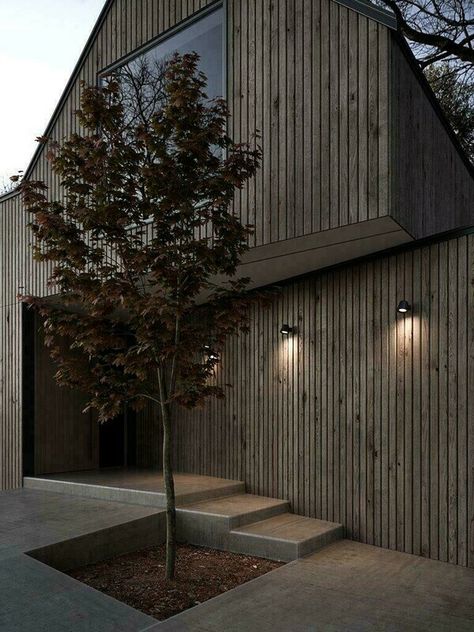 Facade Lighting, Black Wall Lamps, Exterior Wall Light, Modern Barn, Facade House, Outdoor Wall Lights, Exterior Lighting, Outdoor Wall Lighting, Scandinavian Style