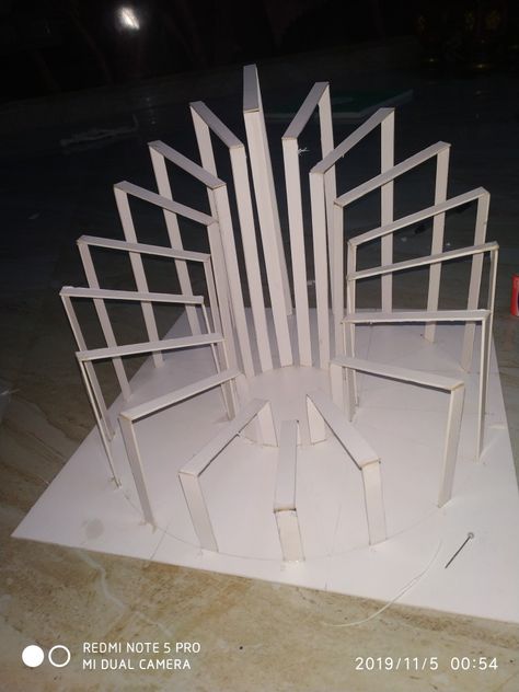 Rythem In Architecture, Hierarchy Design Architecture Model, Composition Model Architecture, Radial Organization Architecture Model, Hierarchy In Architecture, Hierarchy Design Architecture, 3d Composition Architecture, Concept Model Architecture Abstract, Architecture Model Concept