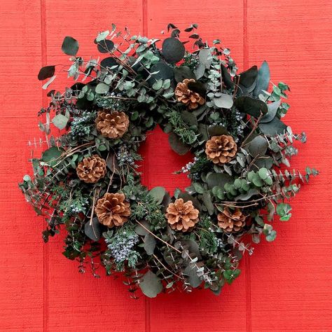 Christmas pinecone decorations