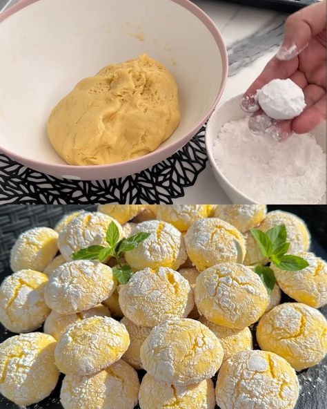 Soft Lemon Biscuits Recipe - Greenku Recipes Lemon Biscuits, Dessert Mini, Rachael Ray Recipes, Homemade Bread Recipes Easy, Homemade Bread Easy, Jamie Oliver Recipes, Sweet Dough, Biscuits Recipe, Baking Gifts