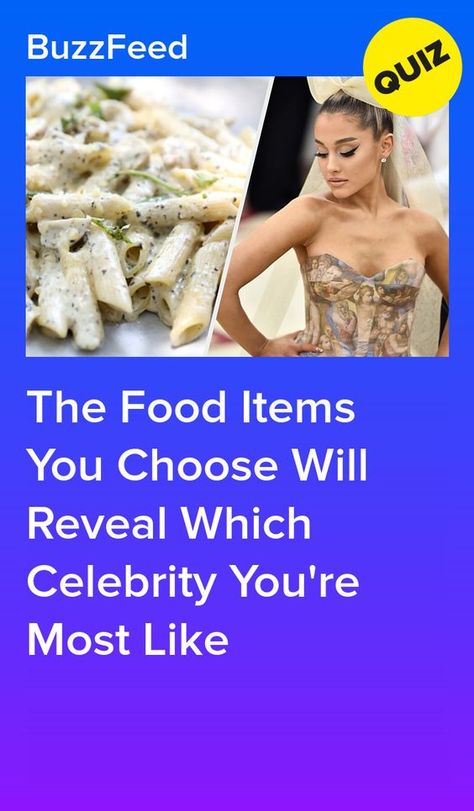 Choose Some Food Items And We'll Guess Which Celebrity You're Most Like #quiz #quizzes #buzzfeed #triviaquestionsandanswers #quizzesbuzzfeed #bestfriendquiz #bffquiz Am I Pretty Quiz, Celebrity Eating, Celebrity Food, Bff Quizes, Best Friend Quiz, Celebrity Quiz, Celebrity Quizzes, Would You Rather Questions, Trivia Questions And Answers