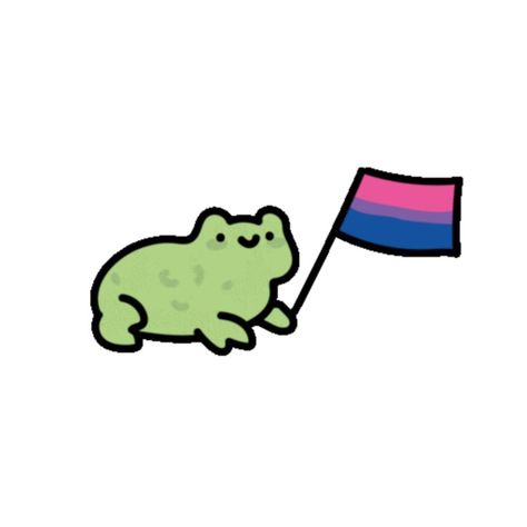 Pride Flags Wallpaper, Pride Frog Wallpaper, Pride Frog, Discreet Bisexual Wallpaper, Frog Holding Pride Flag, Cute Pfp With Lesbian Flag, Bisexual Wallpaper Iphone Aesthetic, Pansexual And Bisexual, Lgbtq Frog