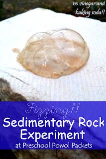 Sedimentary Rock Activities, Rocks Preschool, Rock Activities, Rock Experiments, Homeschool Themes, Rock Science, Homeschooling Activities, Science Stations, Homeschooling Preschool