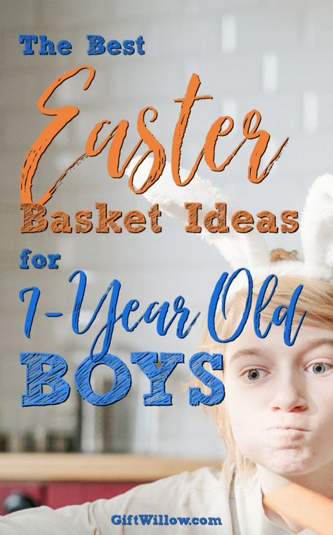 These Easter basket ideas for 7-year old boys will make your shopping easy and your holiday so special! Diy Easter Basket For Boys, Easter Gifts For Boys Age 6, Easter Crafts For Boys, Easter Basket 7 Year Boy, Easter Baskets For Boys Age 6, Easter Basket Ideas For Boys 6-8, Easter Basket Ideas Boys Age 7, Easter Basket Ideas For 8-10 Year Boys, Easter Crafts For Boys 8-10