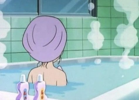 Anime Bath, 90s Anime Aesthetic, Arte Indie, Open Me, Vaporwave Aesthetic, Retro Anime, 80s Cartoons, Anime Gifs, Old Anime