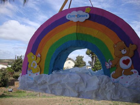 Care Bears inspired Pinata that I made. Carebear Trunk Or Treat, Carebear Pinata, Care Bear Trunk Or Treat, Care Bears Piñata, Care Bear Trunk Or Treat Ideas, Care Bear Pinata, Care Bears Birthday Party, Care Bear Party, Party Planning Business