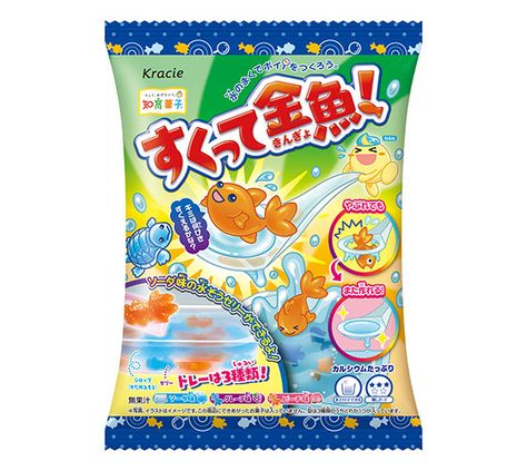 Sukutte Kingyo! - DIY Candy For Kids - Products Information - Kracie Japanese Candy Kits, Diy Jelly, Candy Kit, Japanese Festival, Diy Treats, Japanese Candy, Japanese Snacks, Diy Candy, Snack Time