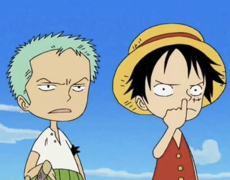 Luffy And Zoro Funny Moments, Zoro And Luffy Funny, Luffy And Zoro, One Piece Funny Moments, Zoro Luffy, Tweedle Dee, One Piece Photos, One Piece Funny, One Peice Anime