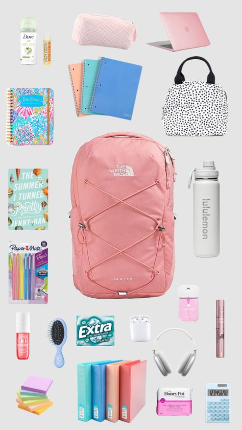 High School Essentials, School Locker Organization, School Locker Decorations, Middle School Supplies, Middle School Essentials, School Wishlist, School Backpack Essentials, Middle School Survival, Preppy School Supplies