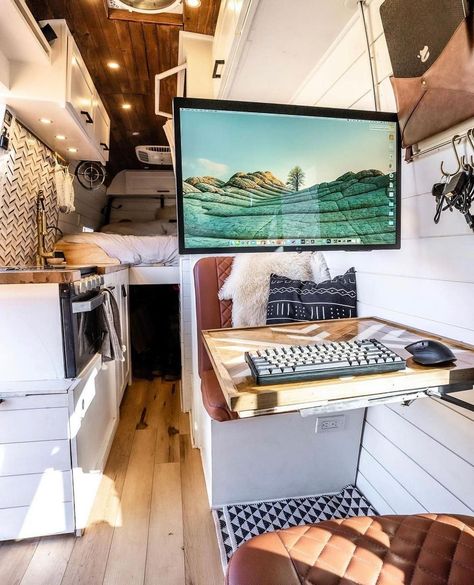 Sprinter Conversion, Instagram Mobile, Suv Camping, Campervan Life, Van Life Diy, Mobile Office, Camper Living, Van Living, Campervan Conversions