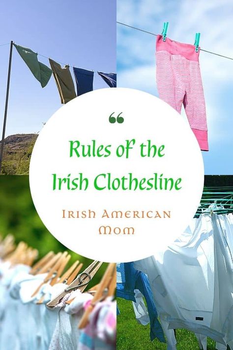 Outdoor Laundry, Shirts And Skirts, Irish Garden, Moving To Ireland, Little Do You Know, Irish Style, Clothes Pegs, Irish Landscape, American Mom