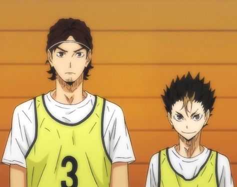 Asahi x Noya #Haikyuu Asahi Noya, Asahi Azumane X Yuu Nishinoya, Haikyuu Nishinoya X Asahi, Noya And Asahi, Haikyuu Noya X Asahi, Noya X Asahi, Asahi And Nishinoya, Asahi X Nishinoya, Haikyuu Iwaoi