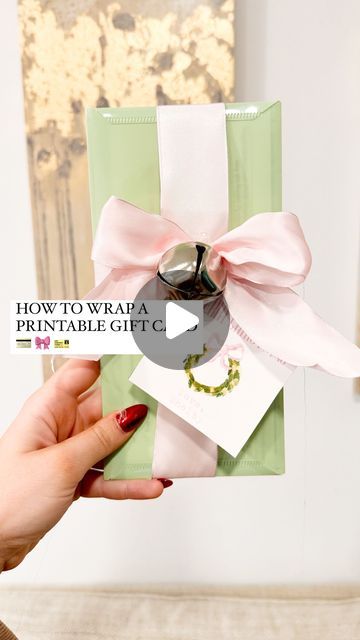 Shelby Parks on Instagram: "A not-so traditional gift card holder that they’ll actually use again! 

This is an easy way to wrap any sort of printable gift card or tickets!

Comment POUCH for everything I used to put this together! 

#giftcardwrapping #giftwrapping #giftwrap #giftwrappingideas #diy #diygiftideas #giftbox #howto #howtowrap #lifehacks" How To Wrap A Paper Gift Certificate, How To Wrap A Gift Voucher, How To Wrap Tickets As A Gift, Ticket Gift Wrapping Ideas, Printable Gift Cards, Wrapping Gift Cards, How To Wrap, Gift Vouchers, Printable Gift