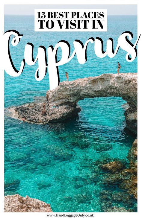 15 Best Places In Cyprus To Visit  Being one of the larger islands in the Mediterranean, Cyprus is a pretty diverse and gorgeous island to explore. Perched on the eastern side of Europe (just south of Turkey), there’s a whole heap of gorgeous and best places in Cyprus that you really shouldn’t miss. And you know what, that’s the thing I loved about Cyprus on my last visit… it’s much more diverse than some people think. Best Places In Cyprus, Northern Cyprus, Visit Cyprus, Paphos Cyprus, English Castles, Waterfall Hikes, Art Museums, Greece Islands, Paphos