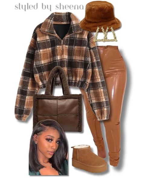 Amazon Baddie Outfits Winter, Black Women Outfits Fall, Amazon Clothes Black Women, Winter Outfits Going Out Night, Amazon Outfits Women Fall 2023, Christmas Outfits Black Women, Shein Winter Outfit Ideas 2023, Winter Birthday Outfit Ideas Black Women, Amazon Outfits Black Women