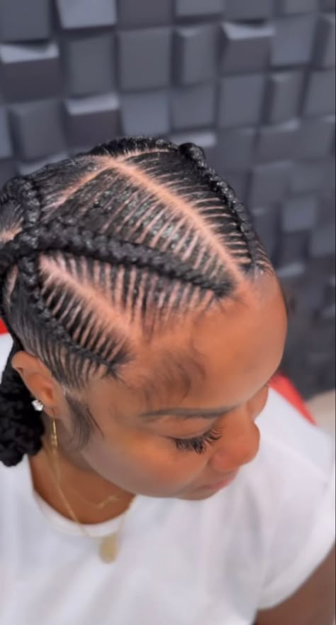 Stitch Braid Bun, Cross Stitch Braids, Braids Hairstyles Knotless, Braids For School, Hairstyles Knotless, Black Kids Braids, Kids Braids Hairstyles, 5 Hairstyles, Stitch Braid