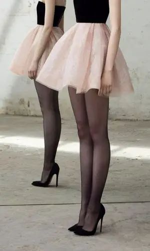 How to Wear Stockings with Dresses? 39+ Outfit Ideas 5 Dress And Stockings Outfit, Dress With Pantyhose Outfits, Stockings With Dress, How To Wear Stockings, Dress With Fishnet Tights, White Stockings Outfit, Stocking Outfits, Dress With Stockings Outfit, Thigh High Socks Outfit