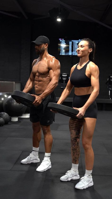 Workout Shoulder, Fun Exercises, Shoulders Workout, Gym Couple, Trening Fitness, Partner Workout, Workout Plan Gym, Fit Couples, Gym Workout Videos