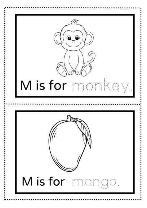 This week we will look at the words that begin with the letter "M". #EnglishRecord#nouns#alphabet#fun#activities#for#kids#colour#in#learning#global#elephant#spellingbee#moon#me#mom#mop#mail#meal#monkey#mango#milk#mushroom Letter M Printable, M For Monkey, Abc Activity, Letter Book, The Letter M, Abc Activities, Book Letters, Crochet Cow, Letter M