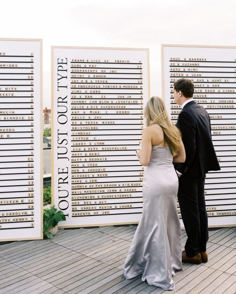 Unique wedding seating chart ideas