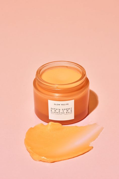 About That Time I Fell in Love With a Cleansing Balm — Don't Judge Me, OK?! Glow Recipe Papaya Cleansing Balm, Papaya Cleansing Balm, Glow Recipe Cleansing Balm, Cleansing Balm Photography, Glow Recipe Papaya, Skincare Glow Recipe, Glow Recipe Skincare, Papaya Sorbet, Exfoliating Face Wash