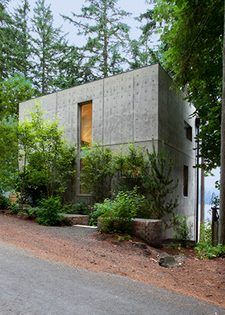 Energy Efficient Home Design | Home Design Architect Near Me Concrete Exterior, Funny Real Estate Quotes, Funny Real Estate, Design Japonais, Concrete Architecture, Concrete Home, Residential Architect, Property Design, Bainbridge Island