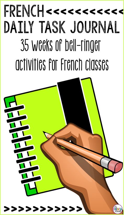 Art Early Finishers, Task Journal, French Classroom Decor, French Vocab, French Classes, Speaking Activity, High School French, French Games, French Writing