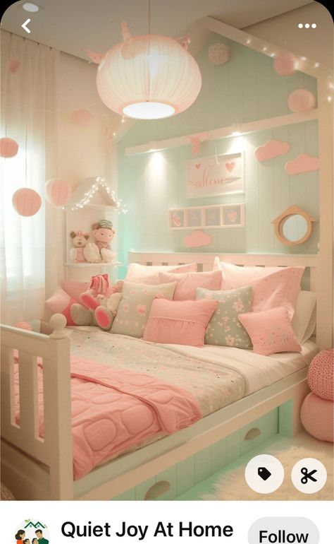 Pretty Girls Bedroom Ideas, Little Kid Bedroom Ideas Girl, Girls Bedroom Ideas Age 5, 7 Year Girl Bedroom Ideas, Girls Room Ideas Pink, Shein Bedroom, Girls Pastel Bedroom, Girls Pink Bedroom Ideas, Girls Bedroom Ideas Age 8-10