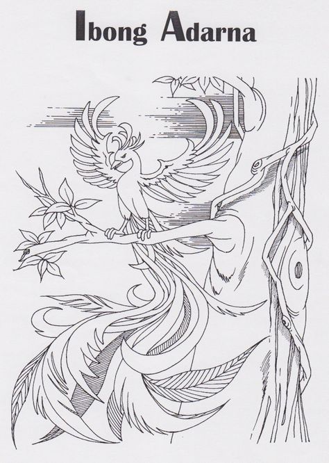 ibong adarna Ibong Adarna Drawing With Color, Ibong Adarna Tattoo, Ibong Adarna Background Design, Ibong Adarna Characters Don Juan, Ibong Adarna Bird, Ibong Adarna Characters Drawing, Don Juan Ibong Adarna Drawing, Ibong Adarna Color, Ibong Adarna Poster