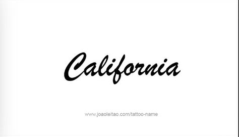 Love this font Tattoos With Names, California Tattoo, Name Tattoo Designs, Name Tattoo, Name Tattoos, Font Styles, California Usa, Fonts Design, Tattoo Design