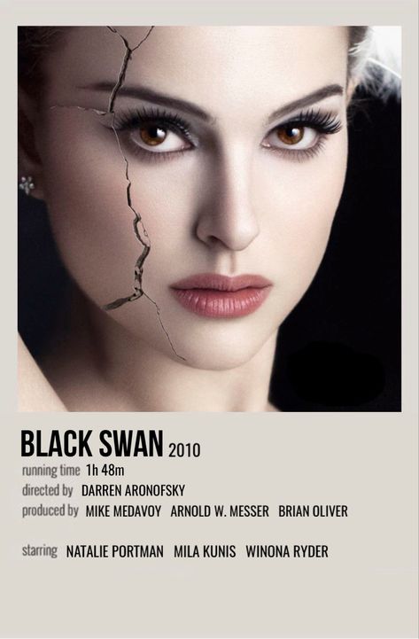 minimal polaroid movie poster for black swan The Black Swan Movie, Black Swan Sketch, Black Swan Aesthetic Movie, Black Swan Poster Aesthetic, Black Swan Poster, Black Swan Movie Poster, You Poster, Black Swan Movie Poster Aesthetic, Black Swan Minimalist Poster