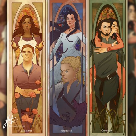 Yrene, Chaol, Lysandra, Aedion, Elide, & Lorcan Elide Lorcan, Throne Of Glass Characters, Sarah Maas, Throne Of Glass Fanart, Bookmark Designs, Throne Of Glass Books, Crown Of Midnight, Empire Of Storms, Sarah J Maas Books