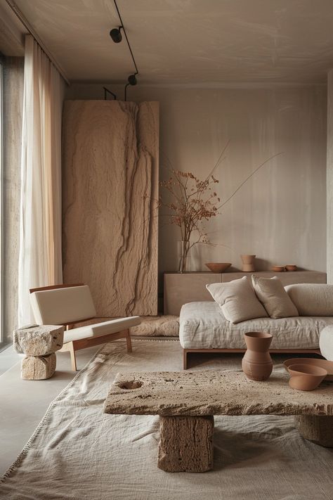 Wabi Sabi Couch: Comfort in Imperfection - Quiet Minimal A Living Room, Wabi Sabi, Living Room, Furniture, White